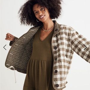 Madewell quilted reversible jacket
